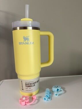 🆕 Stanley Yellow 30oz Quencher Tumblr